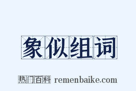 象似组词是什么意思的图片